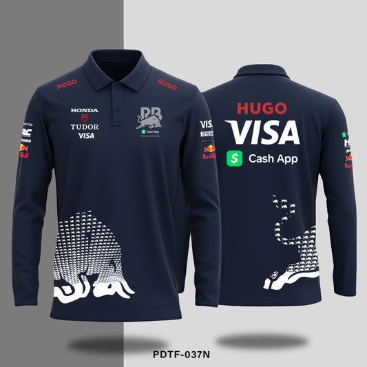 Visa Cash App RB Team- Long-sleeve polo