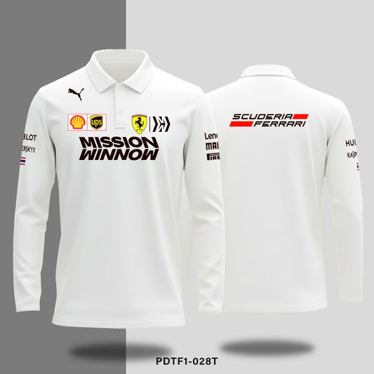 Ferrari F1 Racing - Long-sleeve polo
