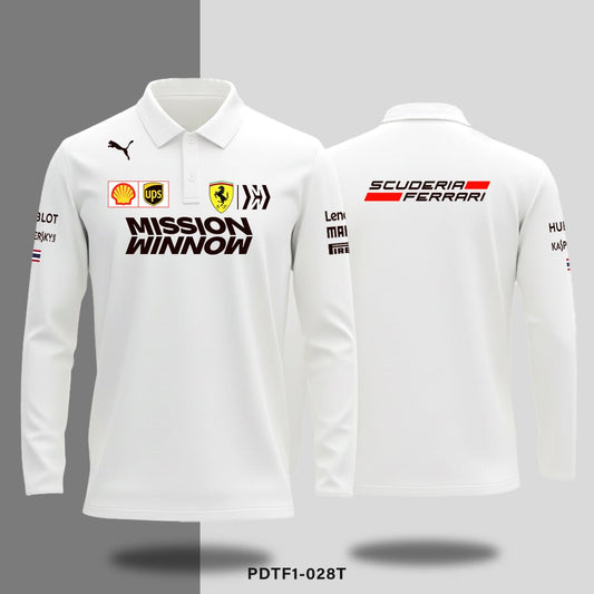 Ferrari F1 Racing - Long - sleeve polo - Shift & Drift
