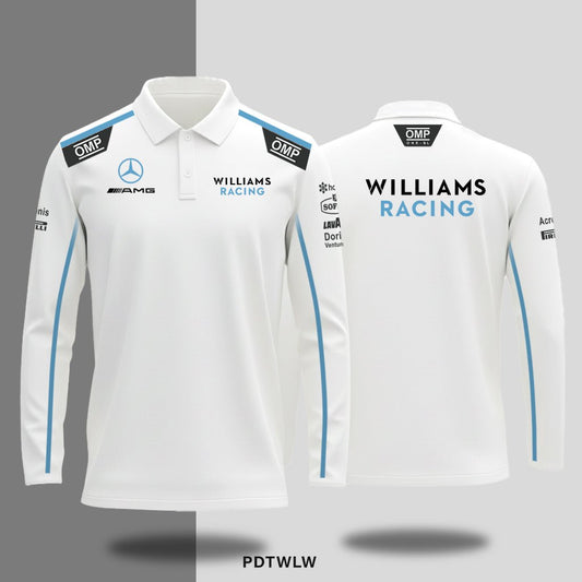 Williams Racing Long - sleeve polo - Shift & Drift