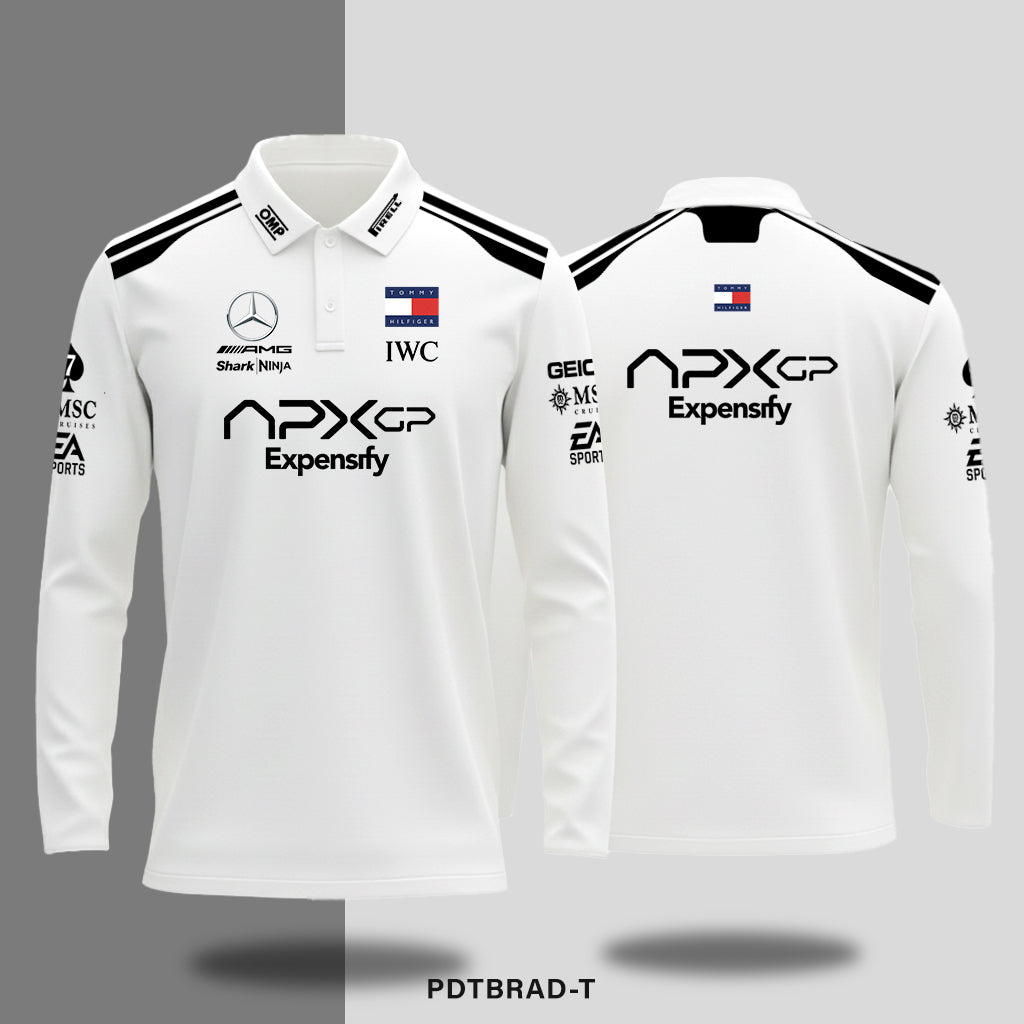 Brad Pitt F1 - Mercedes - Long-sleeve polo