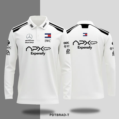 Brad Pitt F1 - Mercedes - Long-sleeve polo