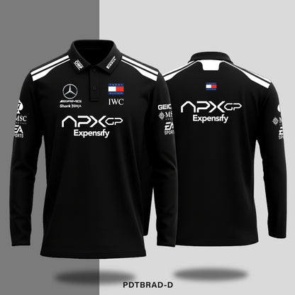 Brad Pitt F1 - Mercedes - Long-sleeve polo
