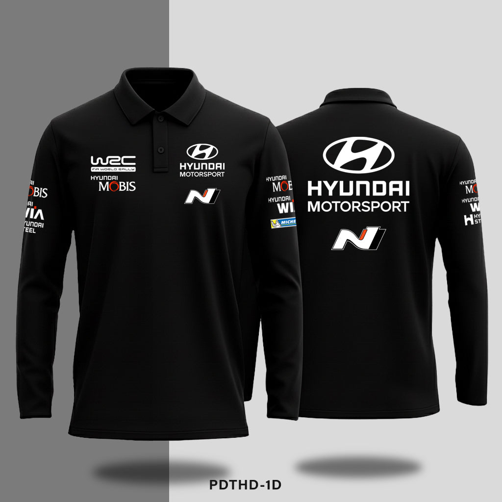 Hyundai  Motorsports  - Long-sleeve polo