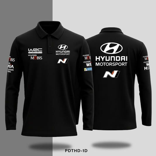 Hyundai  Motorsports  - Long-sleeve polo