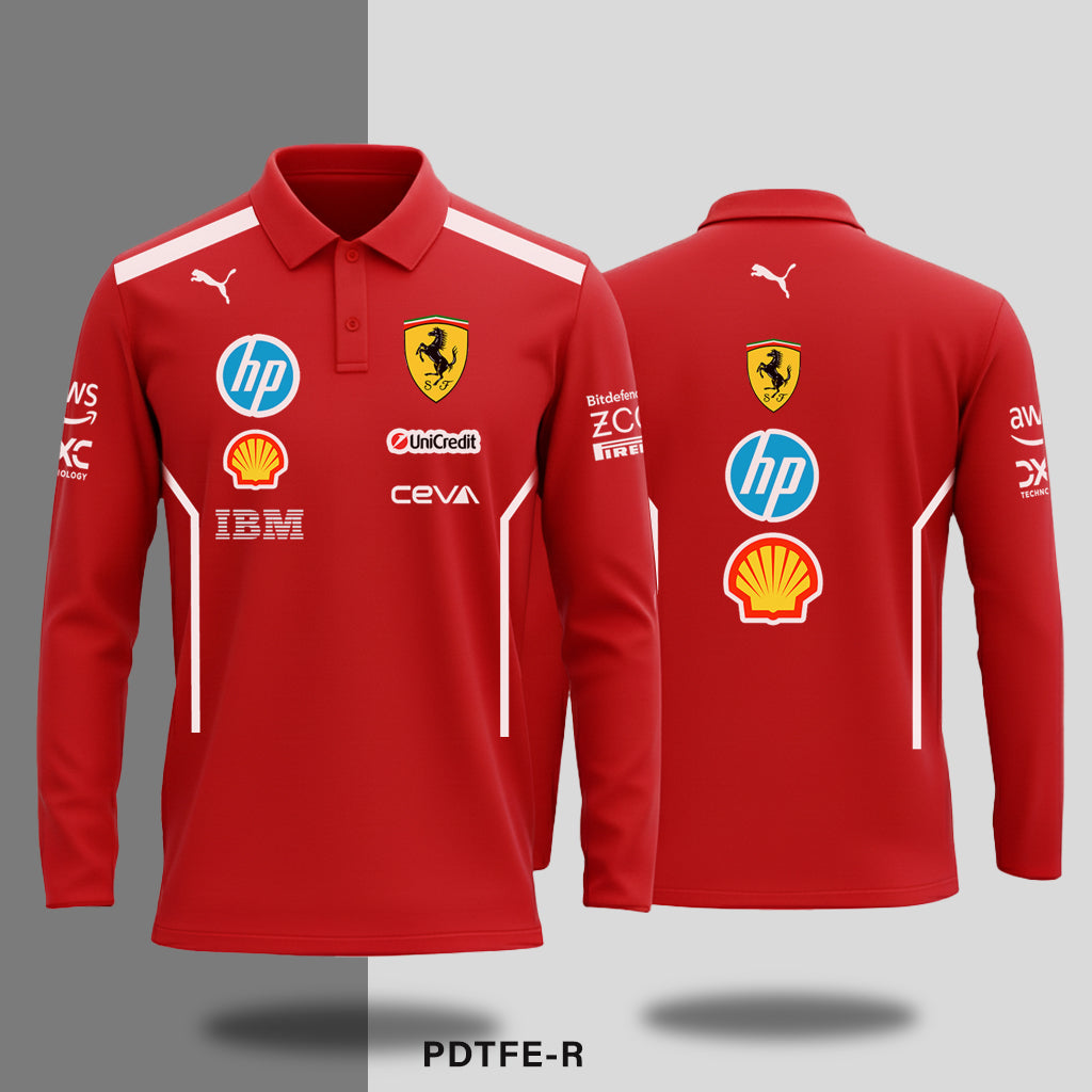 Ferrari F1 Racing 2025 - Long-sleeve polo
