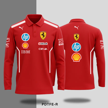 Ferrari F1 Racing 2025 - Long-sleeve polo