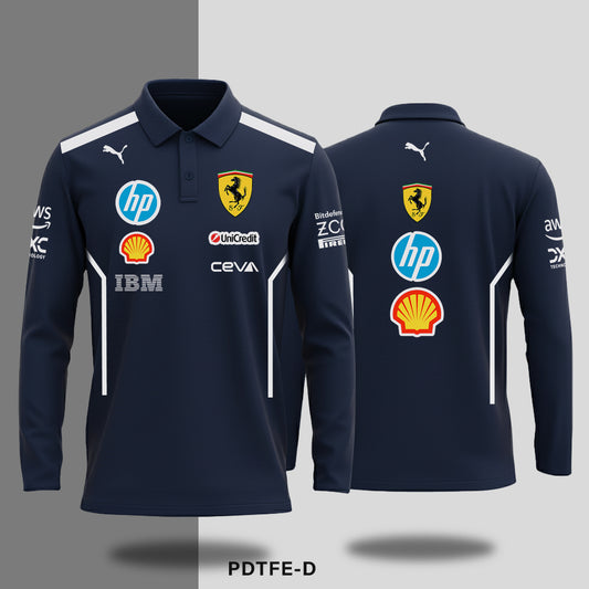 Ferrari F1 Racing 2025 - Long-sleeve polo
