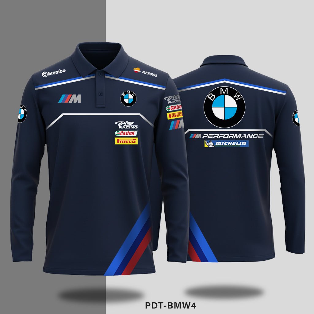 BMW Motorsports - Long - sleeve polo - Shift & Drift