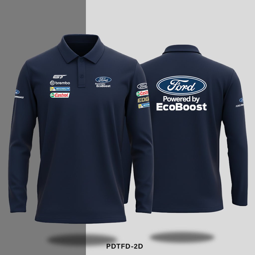 Ford Motorsports - Long - sleeve polo - Shift & Drift