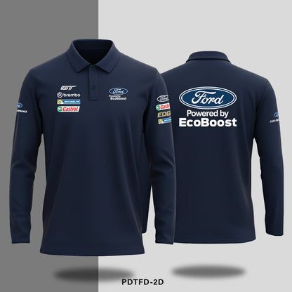 Ford Motorsports - Long - sleeve polo - Shift & Drift