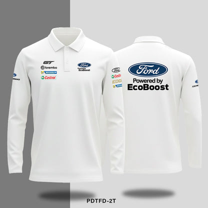 Ford Motorsports - Long - sleeve polo - Shift & Drift