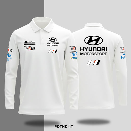 Hyundai  Motorsports  - Long-sleeve polo