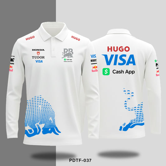 Visa Cash App RB Team- Long-sleeve polo