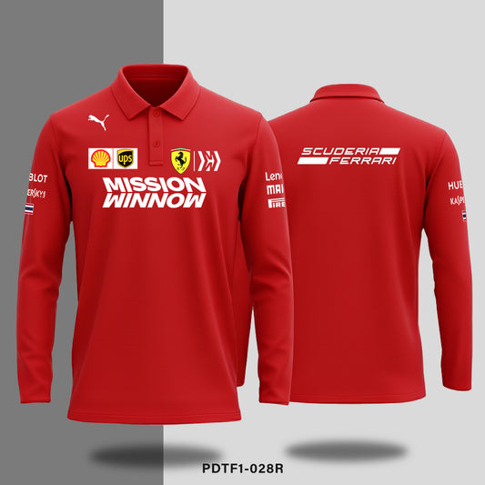 Ferrari F1 Racing - Long-sleeve polo