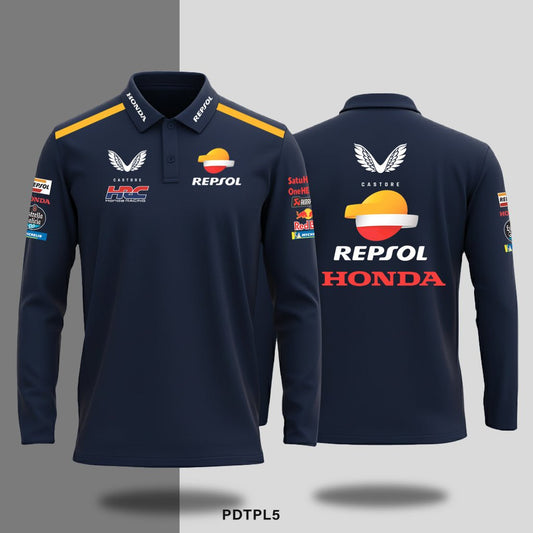 Honda Repsol - Long - sleeve polo - Shift & Drift