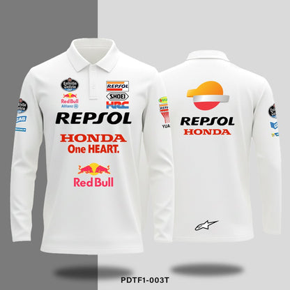 Honda Resol - Long - sleeve polo - Shift & Drift