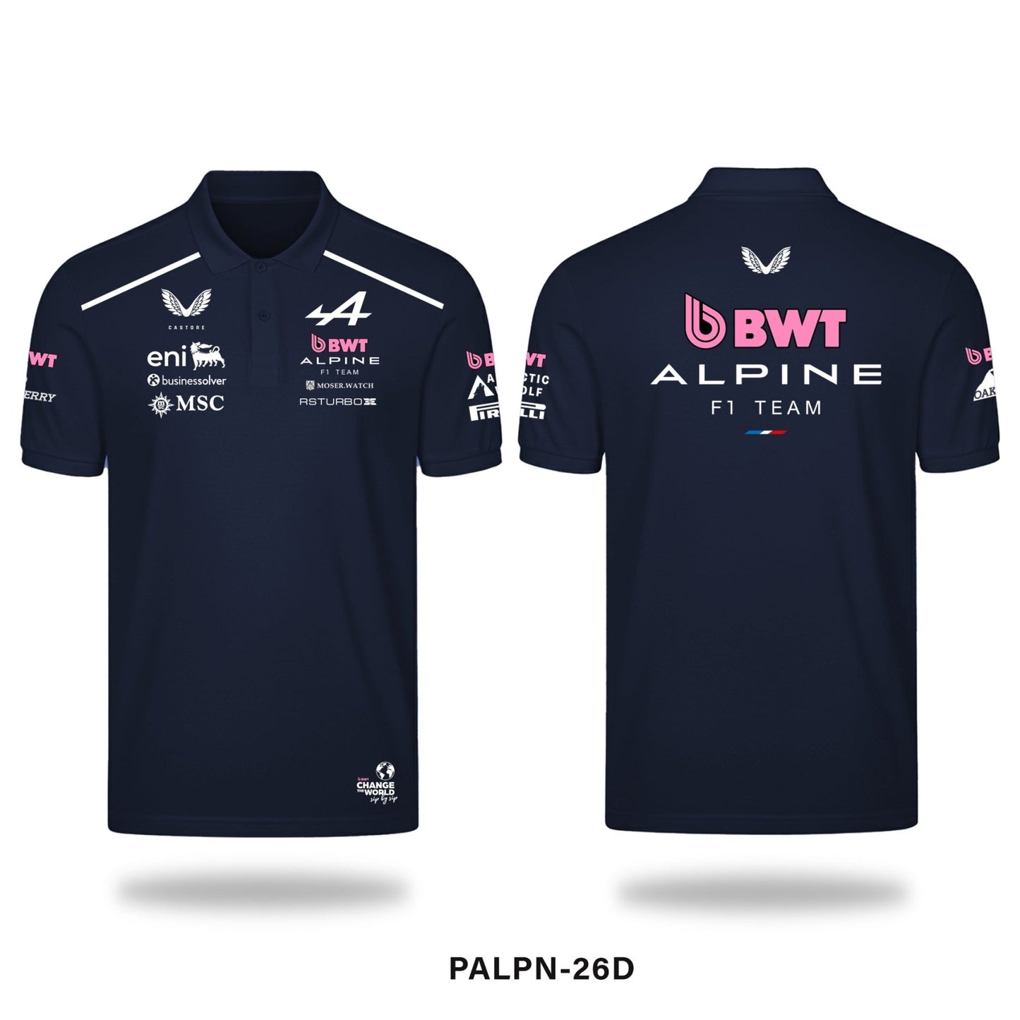 New - Alpine F1 Racing 2026 Polo Shirt - Shift & Drift