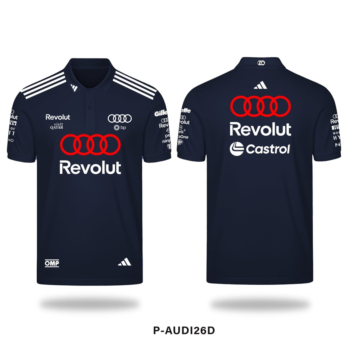 New - Audi F1 2026 - Polo Shirt - Shift & Drift