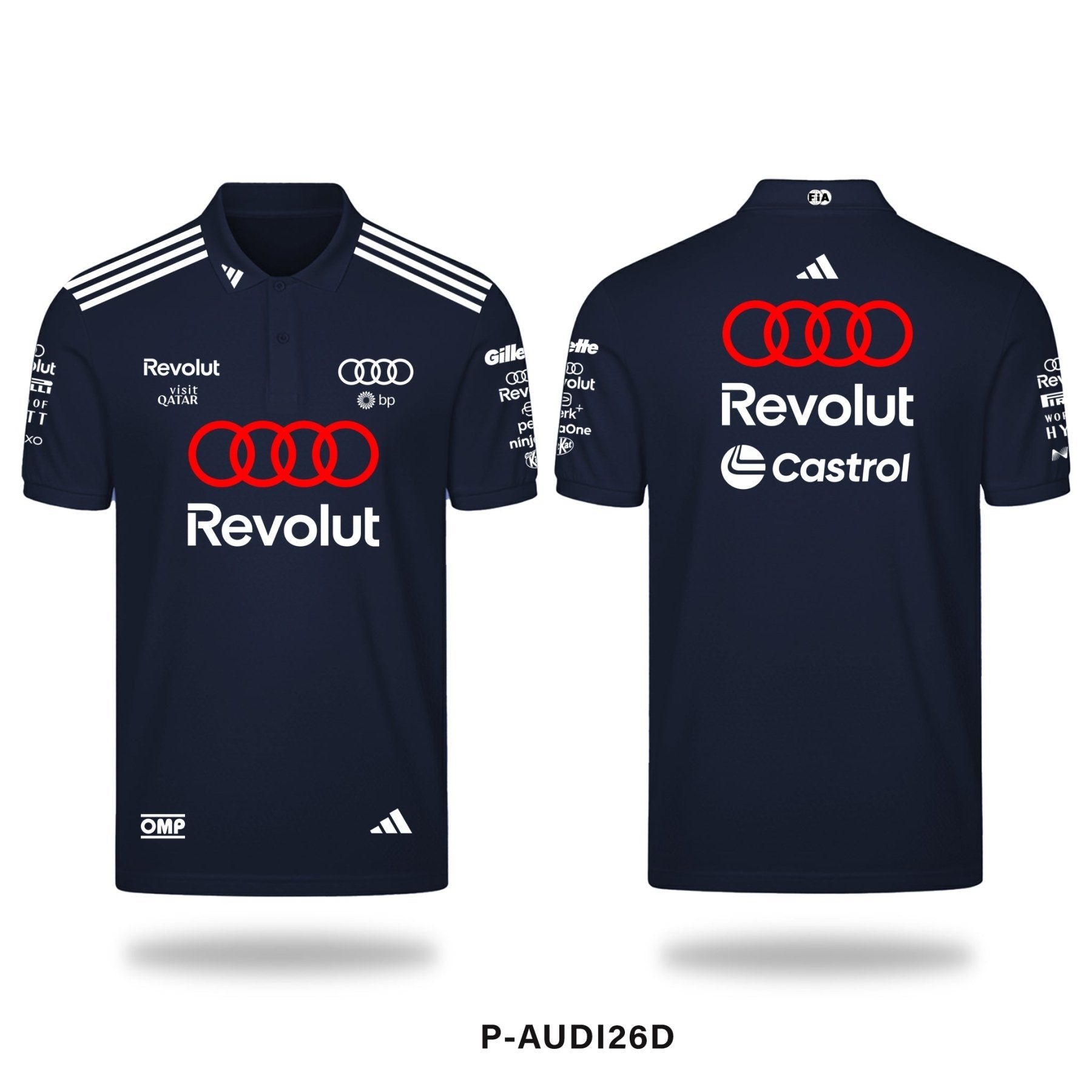 New - Audi F1 2026 - Polo Shirt - Shift & Drift