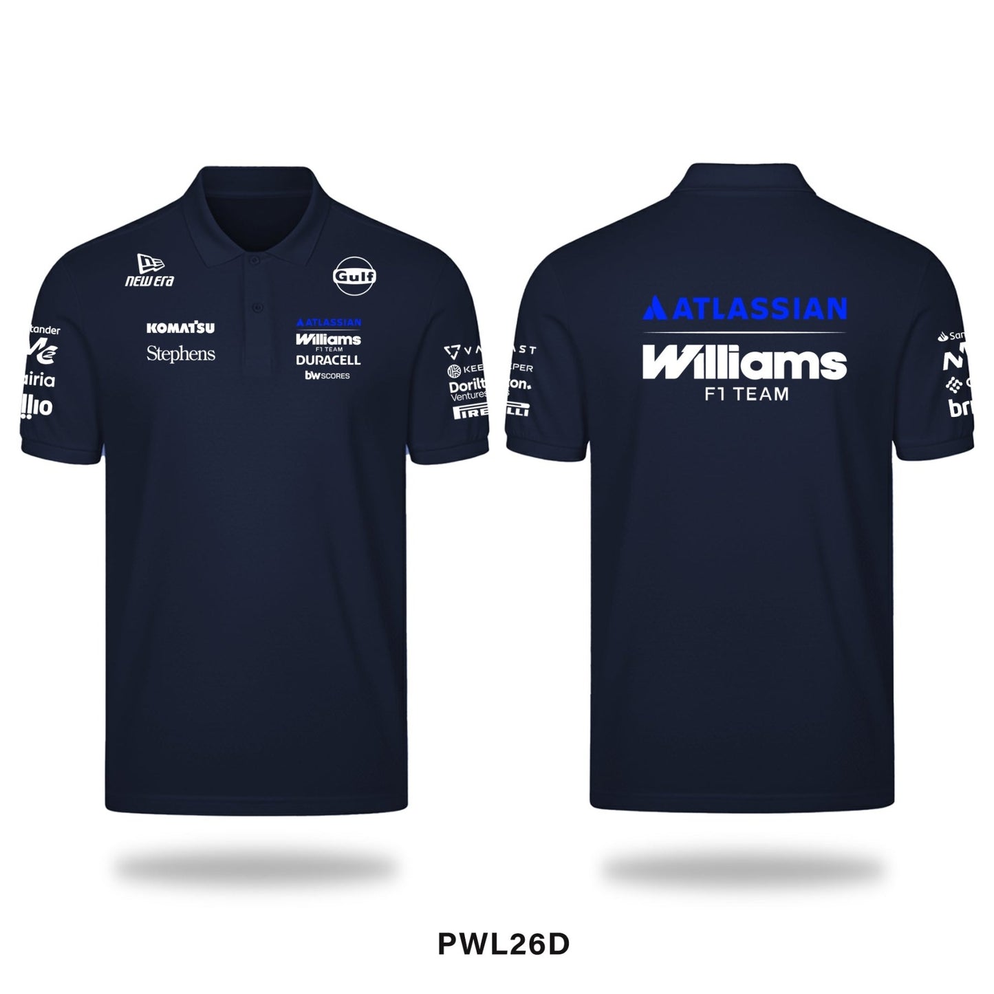 New - Williams F1 Racing 2026 Polo Shirt - Shift & Drift