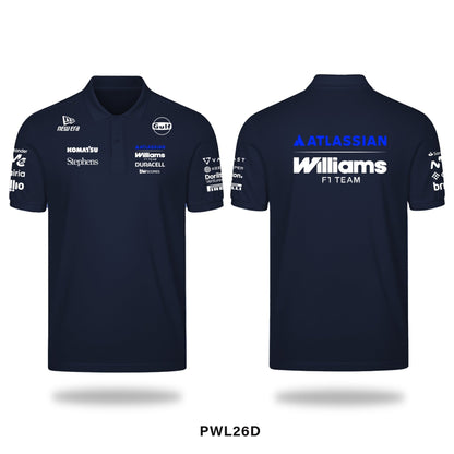 New - Williams F1 Racing 2026 Polo Shirt - Shift & Drift