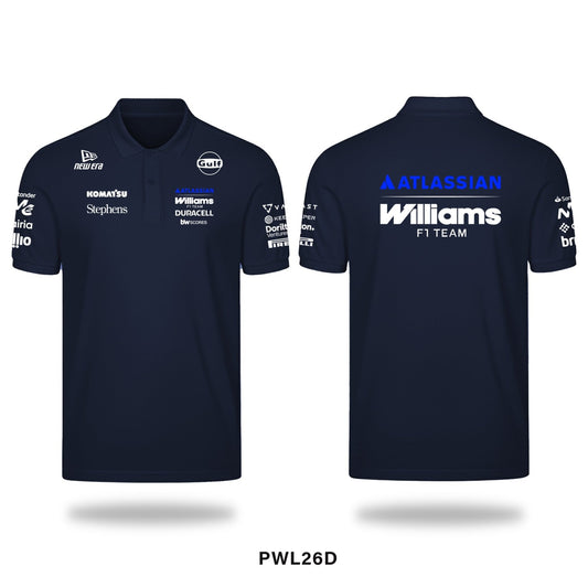 New - Williams F1 Racing 2026 Polo Shirt - Shift & Drift